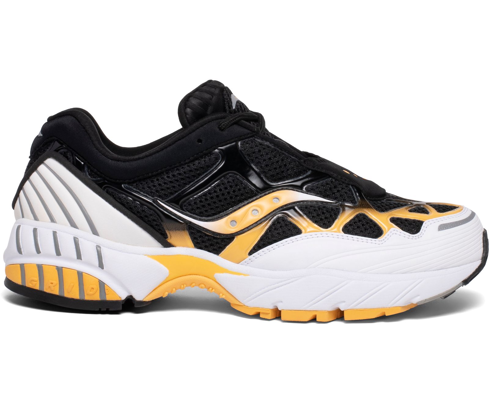 Originals Saucony Grid Web Hombre Blancos Negros Amarillos | México 369TCEV